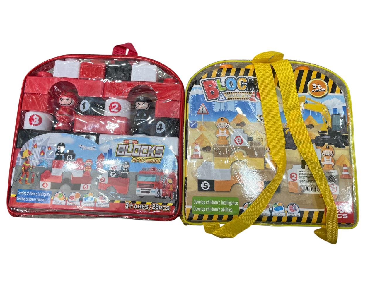 mochila bloques