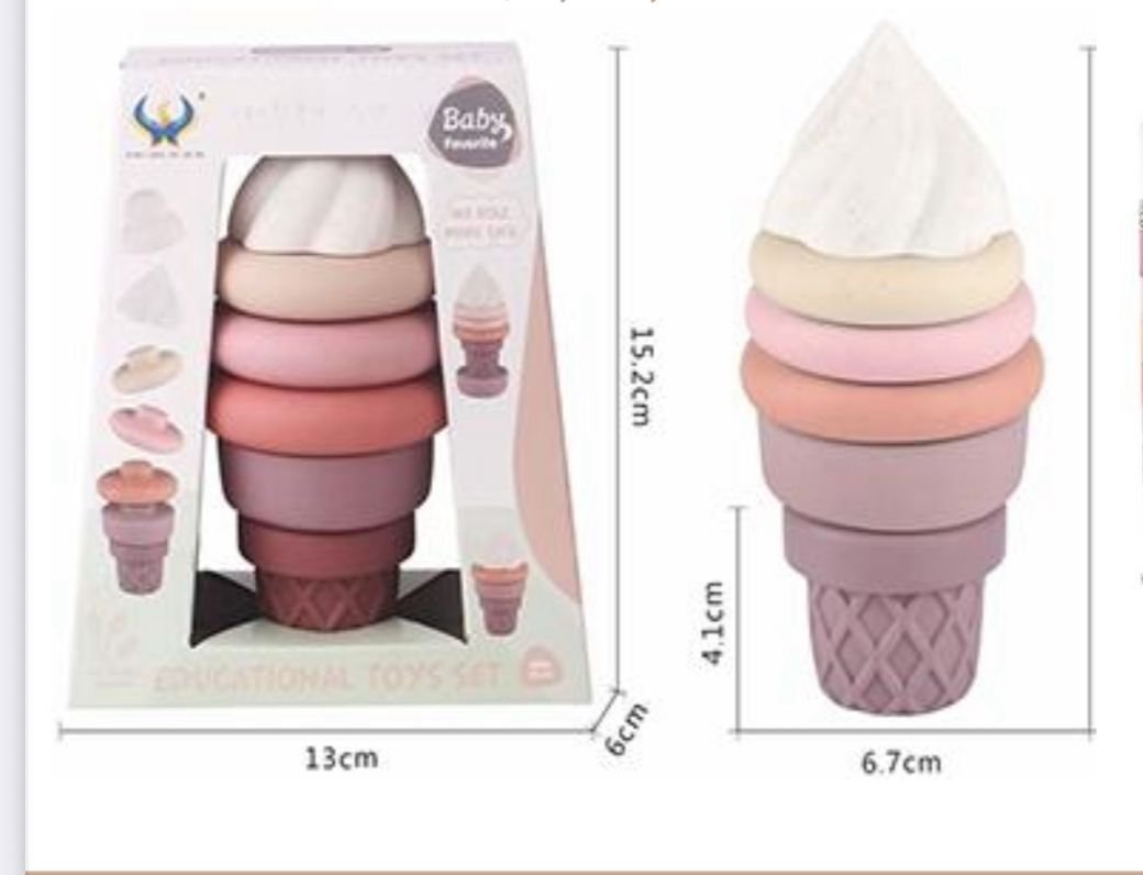 helado de colorestodo goma