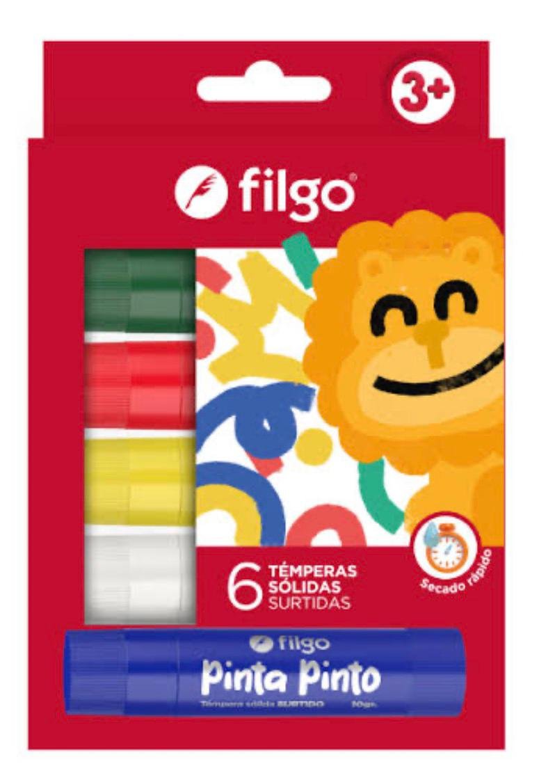 Témperas sólidas x6